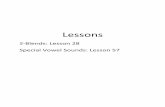 Lessons - Reading Horizons · Lesson 28 389 s c s c a s c a t s k s k i s k i t s l s l e s l e d s t s t o s t o p Continue with some of the following words. If students are ...