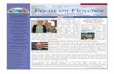 Focus on Florence · Focus on Florence Inside this issue: ... presented Lainey Goss as ... to ask me about them, if you don’t mind listening to a long winded father and grandfather.