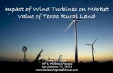 Impact of Wind Turbines on Market Value of Texas Rural Land Wind-Turbines-on... · Impact of Wind Turbines on Market Value of Texas Rural Land ... WATER, WEEKEND PLACE, ... Six No