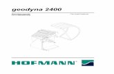 geodyna 2400 - Snap-on Equipment standards and the regulations of the local power sta- ... • Then lower one side of the machine laterally on ... 8 Operation manual geodyna 2400 ...