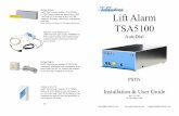 Lift Alarm TSA5100 - abp-teletech.com€¦ · 20 Inductive Loop Adaptor ILT-1 (ABP TeleTech part number 9300000075) Wire loop for pickup coil to help hearing impaired people communicate
