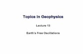 Lecture 13 Earth’s Free Oscillations - ERNETaghosh/Teaching/Lecture13_normal... index.en.html# 2005 spectra Free Oscillations - Spectra contain information about large scale structure