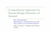 Compositional Approach for System Design: Semantics …synchrone05/Presentations/16... · Compositional Approach for System Design: Semantics of SystemC ... channel.()