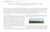 Environmental Effects on a Suspension Bridge's Dynamic Response.vibration.ex.ac.uk/publications/pdf/405_Past research has... · 2011-09-12 · Environmental Effects on a Suspension