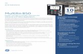 Multilin 850 Advanced feeder Protection and Management ... · 103, IEC 62439/PRP and IEC 61850; ... ANSI DEVICE DESCRIPTION YN YN Neutral Admittance ... MV Switchgear Multilin 8 Series