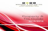 Property & Tax Guide - wesselswvz.co.za/wp-content/uploads/2015/03/Wessles-van-Zyl-PTG-2015.pdf · JL VAN ZYL: b proc [up] adv tax cert [unisa] ... * Collections * Family Law ...