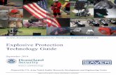 Explosive Protection Technology Guide - Homeland … · The Explosive Protection Technology Guide was funded ... categories listed in the DHS Authorized Equipment List ... firefighters,