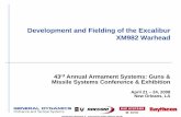Development and Fielding of the Excalibur XM982 Warhead · Distribution Statement A – Approved for Public Release 291-08 Development and Fielding of the Excalibur XM982 Warhead