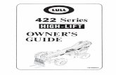 422 No Date O(with covers) - JLG Industries Telehandlers...to the guidance given in this Operator's Manual . ... have training on the proper and safe use of High lift Equipment. Mason.