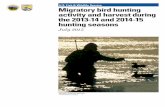 U.S. Fish & Wildlife Service Migratory bird hunting ... bird hunting activity and harvest during the ... Canada harvest ... Contact before or early in the hunting season, ...