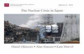 The Nuclear Crisis in Japan - Auburn Universitydmckwski/mech5970/March21_JapanSeminar.pdf · The Nuclear Crisis in Japan Daniel Okimoto • Alan Hanson ... Release of fission products