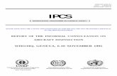 IPCS - World Health Organizationwhqlibdoc.who.int/hq/1995/WHO_PCS_95.51_Rev.pdf · AIRCRAFT DISINSECTION WHO/HQ, GENEVA, ... IPCS: International Programme on Chemical Safety ... Moreover,
