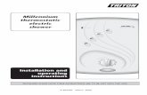Millennium thermostatic electric shower - Taps, thermostatic electric shower Millennium ii CONTENTS