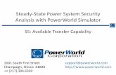 Steady-State Power System Security Analysis with PowerWorld Simulator · 2014-09-05 · support@powerworld.com 2001 South First Street Champaign, Illinois 61820 +1 (217) 384.6330