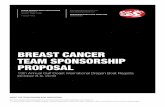BREAST CANCER TEAM SPONSORSHIP PROPOSAL directortexasdragonboat.com 713-205-7373 2016 BREAST CANCER TEAM SPONSORSHIP PROPOSAL WELCOME TO …