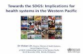 Towards the SDGS: Implications for health systems in the ...€¦ · Towards the SDGS: Implications for health systems in the Western ... and Elderly population (65+), male and female.