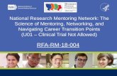 National Research Mentoring Network: The Science of ... Research Mentoring Network ... There will be substantial Federal scientific or ... hallmarks of success? •