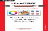 Basic Colour Theory Colour Schemes Hints and Tipsmixmastermassey.typepad.com/files/colourblendschemetheorya5leafl… · Basic Colour Theory Colour Schemes Hints and Tips 1 Dye Colour