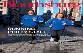 RUNNING, PHILLY STYLE -  · RUNNING, PHILLY STYLE ... the premise that marathon training can change lives. 12 Career Directions What gives new graduates an ... Eddie Buck, a deaf