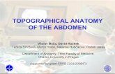 Topographical Anatomy of the Abdomen - Univerzita …anatomie.lf3.cuni.cz/anglickaverze/topographicanatomy_abdomen_tisk.pdfTOPOGRAPHICAL ANATOMY OF THE ABDOMEN Václav Báča, David