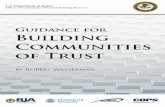 Guidance for Building Communities of Trust Communities of trust acknowledgments |1 acknowledgements Many people contributed to the creation of this guidance, from conceptualization