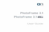PhotoFrame 3.1 PhotoFrame 3.1 - jfbdtp.comjfbdtp.com/onone/PhotoFrame 3.1 Professional Edition User Guide.pdf · users of PhotoFrame 3.1 are eligible for technical support, ... User