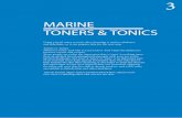 MARINE TONERS & TONICS - professional marine cosmetics · MARINE TONERS & TONICS 3 ... Purifying, antiseptic, no alcohol, it ... Polysorbate 20, Parfum, Bensyl Alcohol, Citronellol,