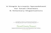A Simple Accounts Spreadsheet for Small Charities ... Accounts Spreadsheet for Small Charities & Voluntary Organisations 2. Overview The Simple Accounts Spreadsheet consists of 8 individual,