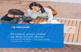 Protect your data at the front doorinfo.microsoft.com/rs/157-GQE-382/images/EN-CNTNT... · 2018-04-23 · Users expect the freedom to access their corporate email and documents from