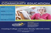 COLUMBIA HEIGHTS PUBLIC SCHOOLS COMMUNITY … · caregiver and the impact of caregiving. Learn about available resources to help provide care ... 4 763.528.4517 • colheights.k12.mn.us/CommunityEd