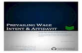 PREVAILING WAGE INTENT AFFIDAVIT - lni.wa.gov · already an affidavit filed for the intent to prevent any duplicate forms being filed by accident. 1.