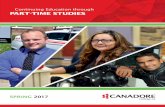 Continuing Education through PART-TIME STUDIES · SCM100 Information Systems OL • SCM200 Organizational Business Communications ... please visit canadorecollege.ca click on Programs