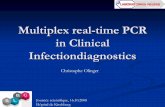 Multiplex PCR in clinical diagnostics - SLBC · fluorophore in the form of light and dissipates this energy ... Duplex assay Internal Control ... Multiplex PCR in clinical diagnostics