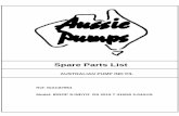Spare Parts List - Aussie Pumps Ec… · spare parts list australian pump ind p/l ... 0049 tbap40007 polyamide hose l=840 1/4 f-f p.man. 1 ,00 03 ... 0005 ppgs40010 fuel pump dnf