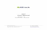 AX5 User Manual - GPS Tracking, GPS Trackers Sydney · released to ATrack Technology Inc. customers upon the completion of document modification. ... This user manual is intended