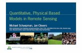 Quantitative, Physical Based Models in Remote Sensing · Quantitative, physical based models ... Tree shape factor zeta Chlorophyll Cab Water Cw ... Cyril Soler, Francois Sillion,