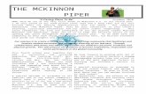 MCKINNON PIPER - Peel District School Boardschools.peelschools.org/1318/Lists/SchoolNewsLetters/Pi…  · Web viewTHE MCKINNON. PIPER ... He is an artist as well as an excellent
