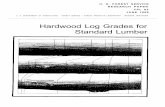 Hardwood Log Grades for Standard Lumber - USDA Forest Service · The official U.S. Forest Service Hardwood Log Grades for Standard Lumber are described and ... This system for grading
