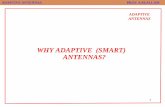 WHY ADAPTIVE (SMART) ANTENNAS? - GUC - …eee.guc.edu.eg/Courses/Communications/COMM1002 Adaptive Antennas...WHY ADAPTIVE (SMART) ANTENNAS? ADAPTIVE ANTENNAS. ADAPTIVE ANTENNAS. PROF.