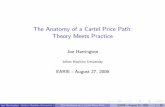 The Anatomy of a Cartel Price Path: Theory Meets Practiceassets.wharton.upenn.edu/~harrij/pdf/earie2006keynote.pdf · The Anatomy of a Cartel Price Path: Theory Meets Practice ...