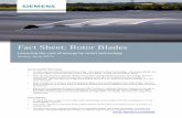 Fact Sheet: Rotor Blades - Home - English - Siemens Global … · 2012-11-22 · Siemens Blade Technology • To date, Siemens has introduced three major innovations in blade technology