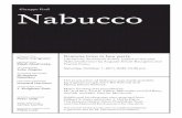 Giuseppe Verdi Nabucco - Metropolitan Opera by Temistocle Solera, ... Saturday, October 1, 2011, 8:00–10:45 pm ... Giuseppe Verdi Nabucco In Focus. 42 The Setting