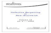 Collective Bargaining in New-BrunswickCollective-Bargaining\2009\ENGLISH... · Collective Bargaining in New Brunswick is a quarterly report which contains ... Local 900 (Commercial