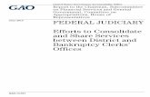 GAO-13-531, FEDERAL JUDICIARY: Efforts to …€™ office consolidations or shared services. ... they may conduct case studies of courts that are sharing ... and court consolidation