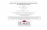 Journal of Institutional Research - SEAAIR: South … of Institutional Research in South East Asia –Vol. 11 No. 2 Oct/Nov 2013 2 CONTENTS Page EDITORIAL BOARD 3 EDITORIAL 4 ARTICLES