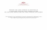 REPORT ON LUNG CANCER IN AUSTRALIA LITERATURE … · Report on Lung Cancer in Australia. Literature review and consultation ... Relative survival by region, ... viii | Report on lung
