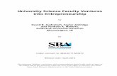 University Science Faculty Ventures into Entrepreneurship ... · University Science Faculty Ventures into Entrepreneurship by ... States Small Business Administration, ... unemployment