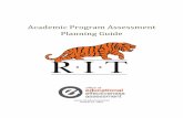 Academic Program Assessment Planning Guide outcomes and a well-articulated plan ... The Academic Program Assessment Planning Guide is designed to assist ... if developing those are