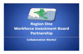 Workforce Investment Board Partnership of the Workforce Investment Boards • Provide the strategic mission and directing ... • Trade/Transportation ...