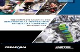 The complete solution for dimensional inspection in … QUALITY CONTROL CHALLENGES HEAD ON There’s a Creaform solution for any quality control application you have. Part Inspections